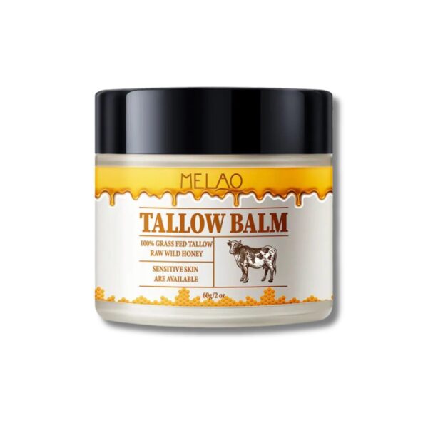 Grass-Fed Beef Tallow & Honey Skin Balm: Premium All-Natural Tallow & Honey