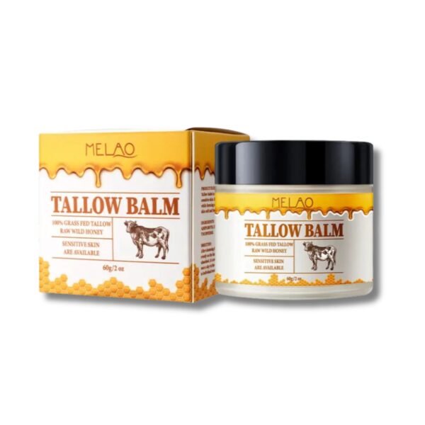 Grass-Fed Beef Tallow & Honey Skin Balm: Premium All-Natural Tallow & Honey - Image 2