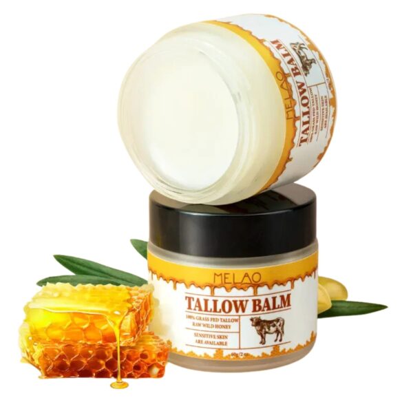 Grass-Fed Beef Tallow & Honey Skin Balm: Premium All-Natural Tallow & Honey - Image 5